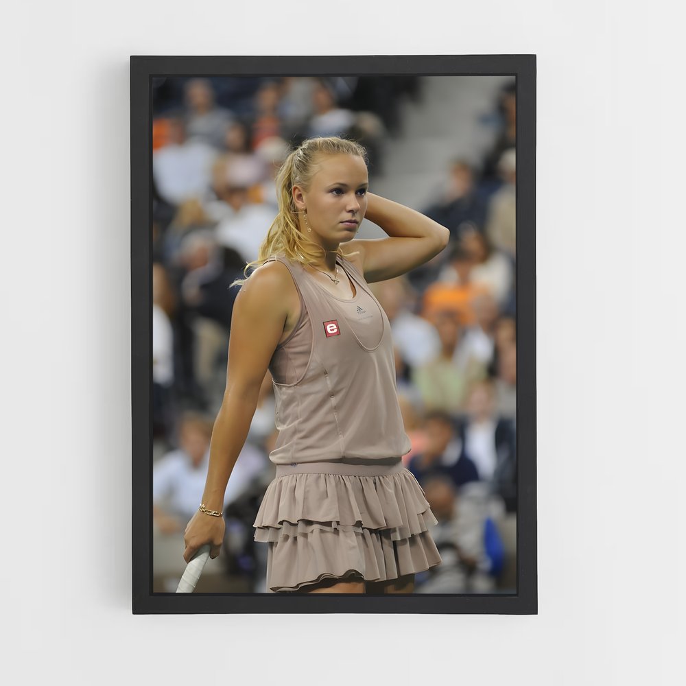 Poster Caroline wozniacki – affiche Tennis (vue 2)
